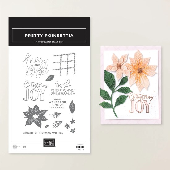 Pretty Poinsettia stamp set