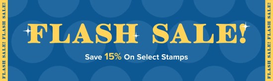 Flash Sale 16th-18th September 2026: 15% off 60+ Stampin' Up! stamp sets