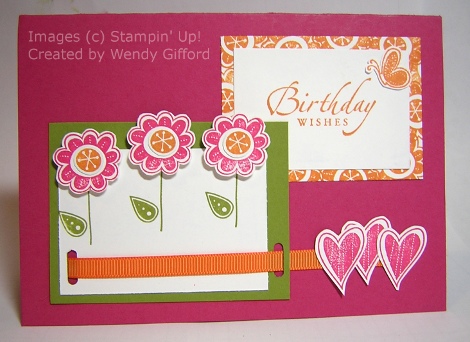 Wendy Gifford's Hello Again Birthday card