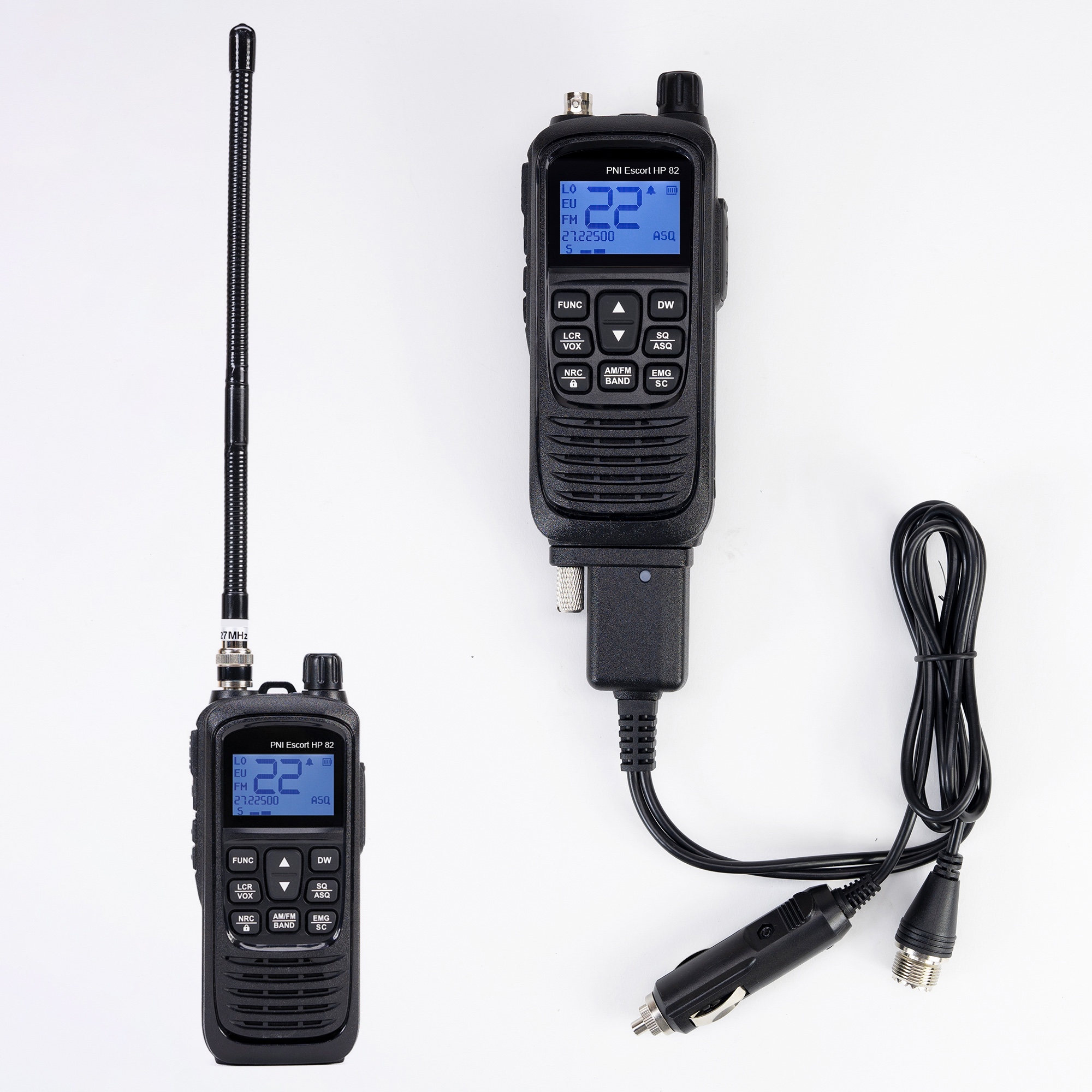 Antenna HYS MS10 A Base Magnetica Per Ricetrasmettitore – Doppia Banda VHF/UHF, 50W, Base 90mm, Cavo PL259, Nera - 2