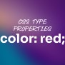 CSS: Text Color Property