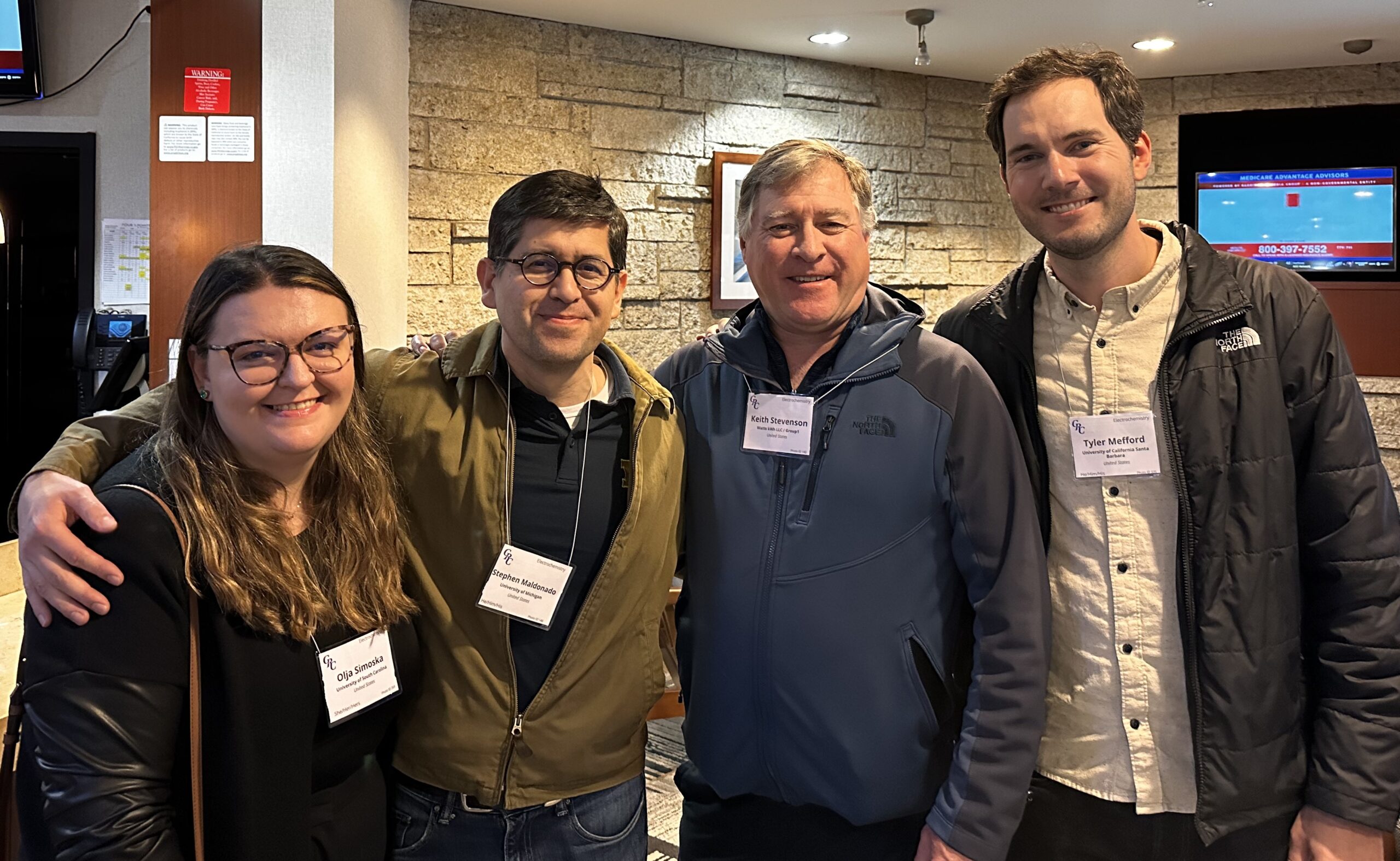 Gordon Research Conference 2022 - Academic family of Keith J. Stevenson