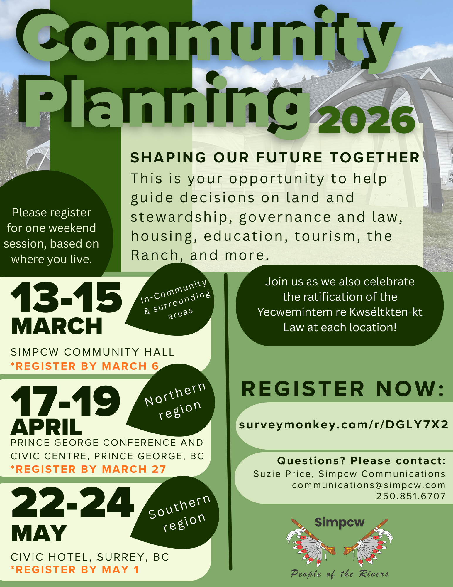 Simpcw Community Planning 2026 Southern Region Simpcw Community Planning 2026 2 