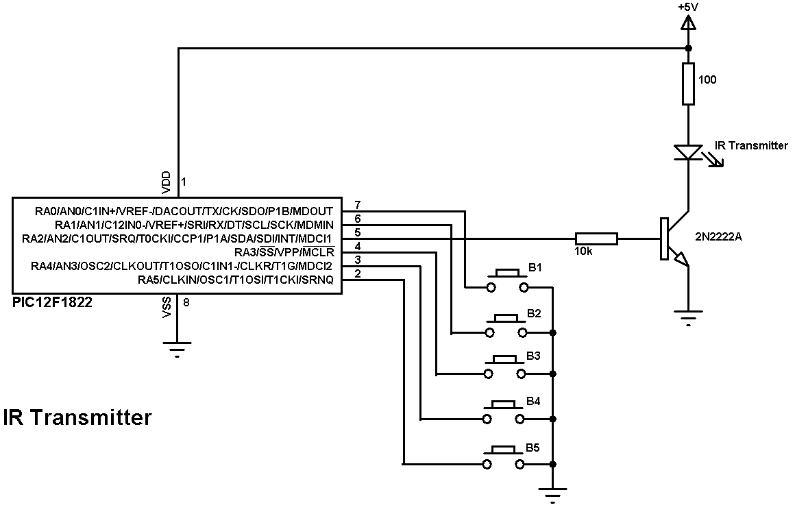 Ir Transmitter Receiver Circuit Diagram Circuit Diagram