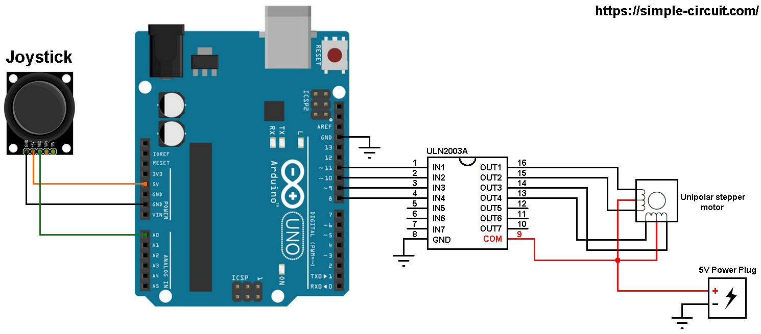 Stepper Motor Circuit Diagram Arduino - Circuit Diagram