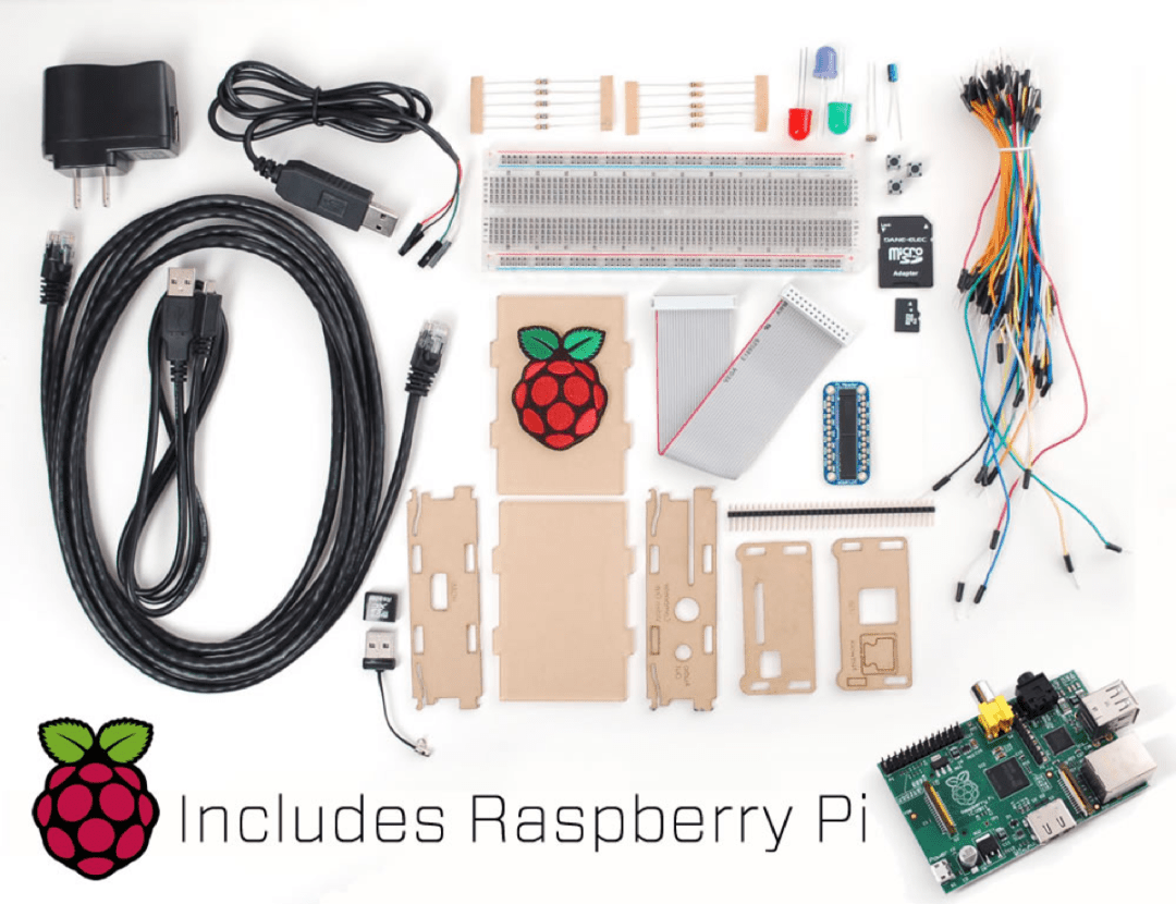 Un kit assez mixte distribué par Adafruit et dédié au Raspberry Pi