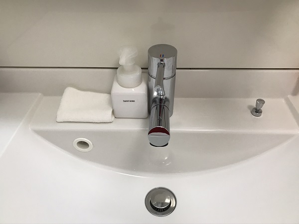 洗面台プチ掃除