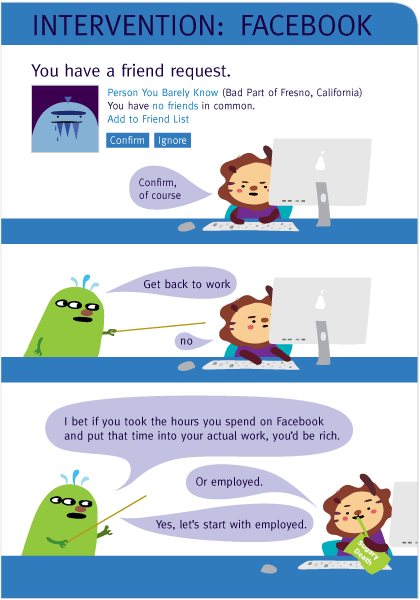 Facebook greeting card