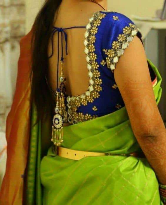 Saree blouse neck designs front door Saree blouse neck designs front door