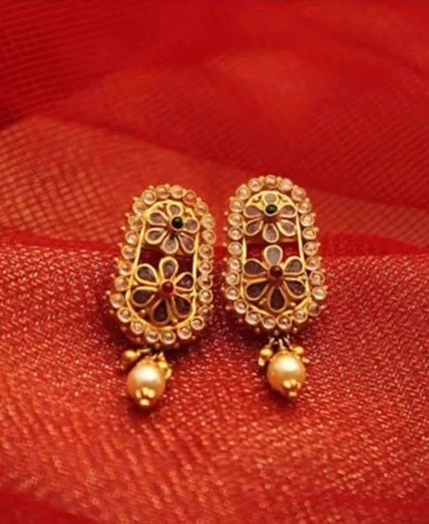 Daily Wear Tops Gold Earrings Designs For Daily Use daily wear tops gold earrings designs