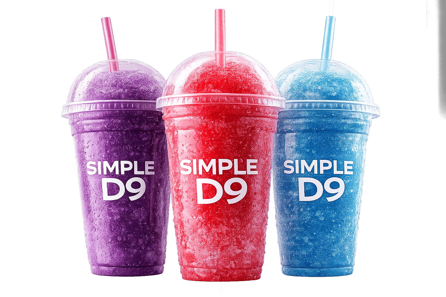 Delta 9 the slushy mix and the frozen drink mix