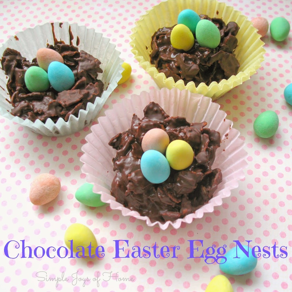 Chocolate Easter Egg Nests Simple Joys Of Home