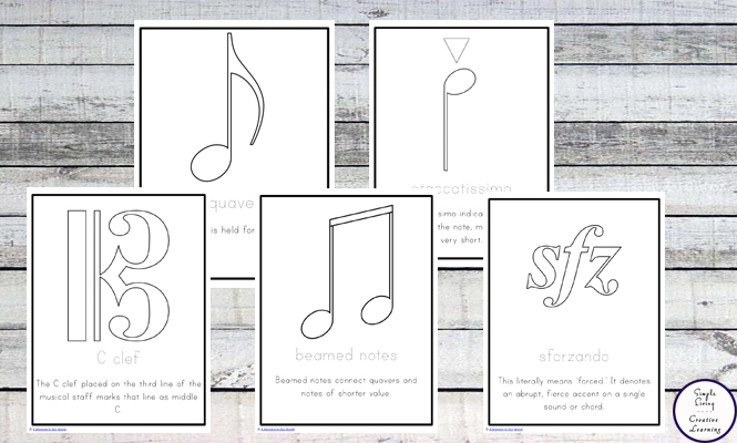 School's out for summer, so keep kids of all ages busy with summer coloring sheets. Music Symbols Colouring Pages Simple Living Creative Learning