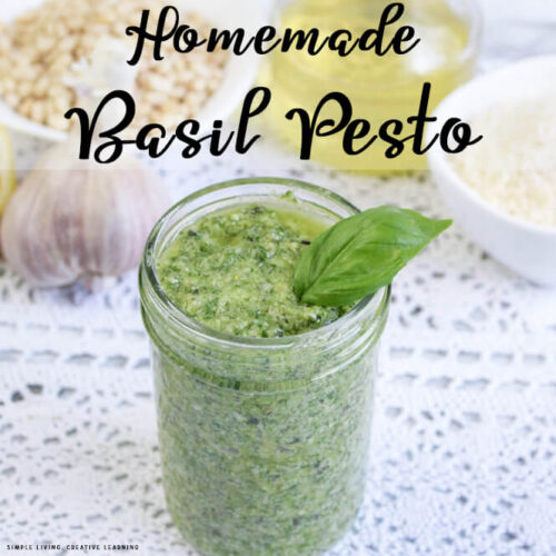 With basil bountiful in summer farmers' markets, there's no better time to whip up homemade pesto. Homemade Basil Pesto Simple Living Creative Learning