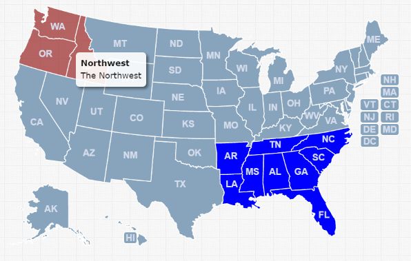 Regions Html5 Javascript Interactive Map Documentation Simplemaps Com - Best Gradient Designs in 8K
