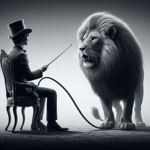90. El domador de leones