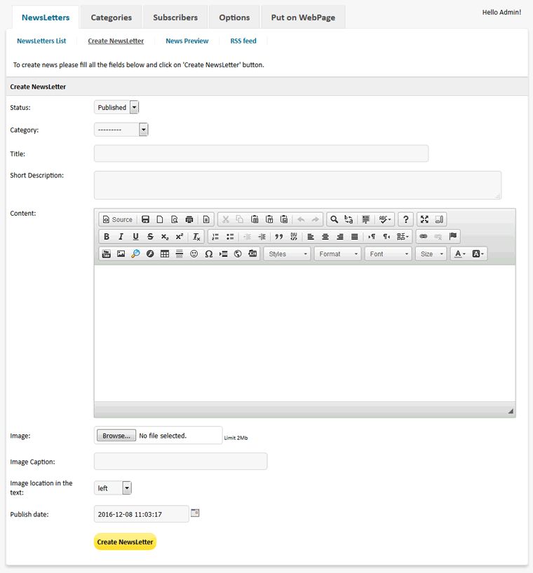 Newsletter Script Php Help - Light Arts - Beautiful Ultra HD Collection