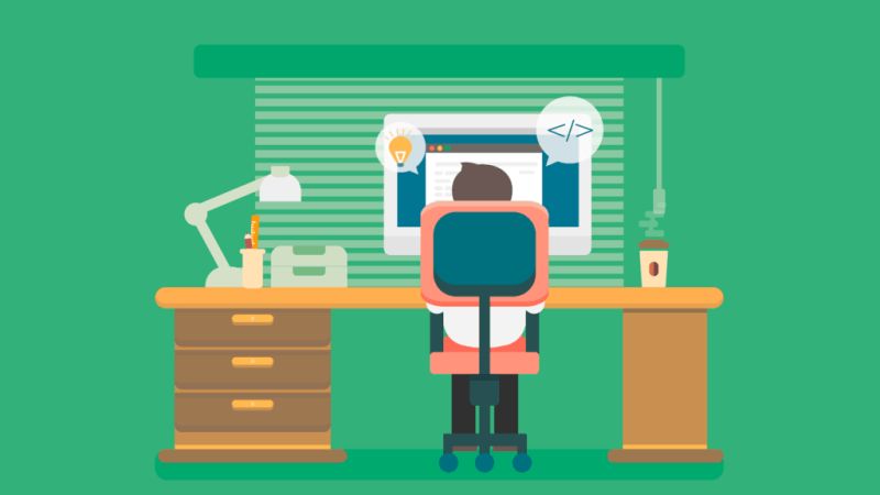 What Do Software Developers Do At Work Simple Programmer - Vintage Illustration Collection - Mobile Quality