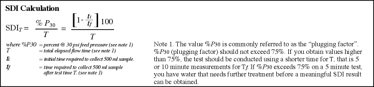 Automatic Silt Density Index Sdi Test Kit The Silt Density Index value is determined as follows.