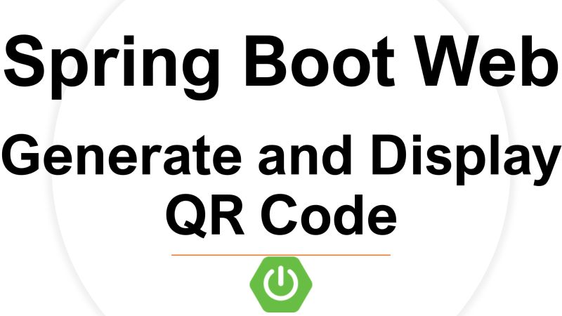Spring Boot Web Generate And Display Qr Code - Best Minimal Pictures in Desktop