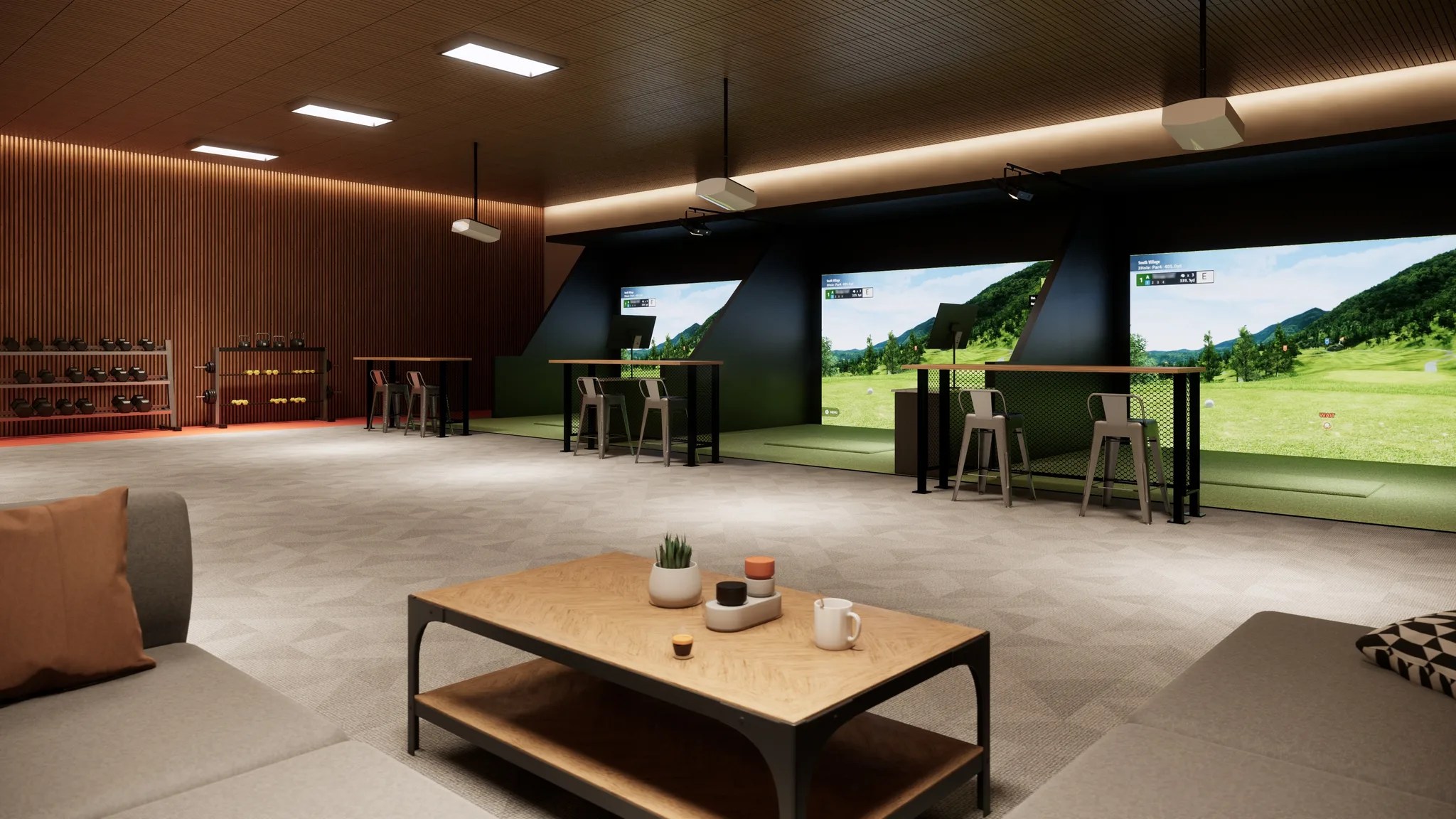 Professional Golf Simulator Installation in Kalispell, Montana