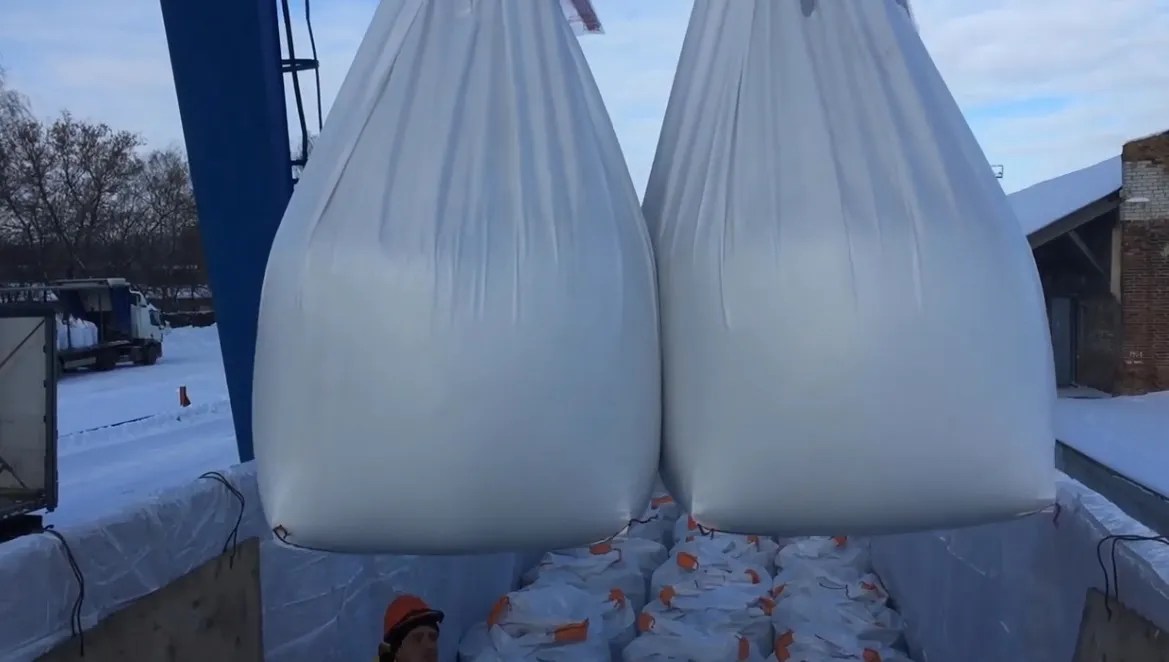 Sulphur Transshipment at Poti Port