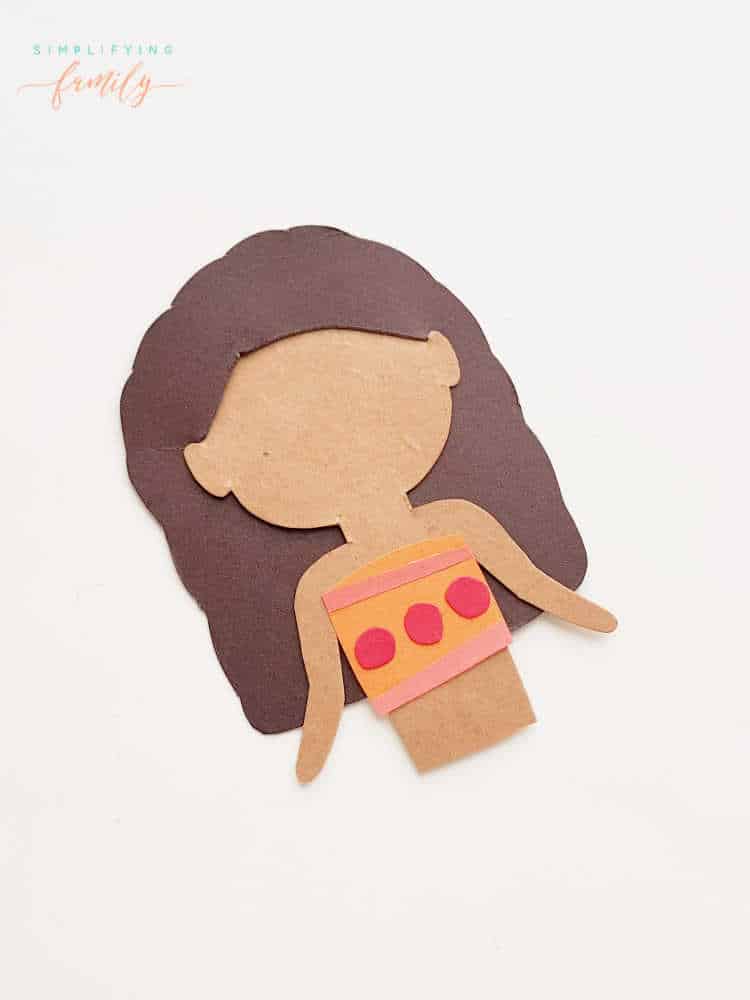 how to make a moana paper doll in 8 easy steps