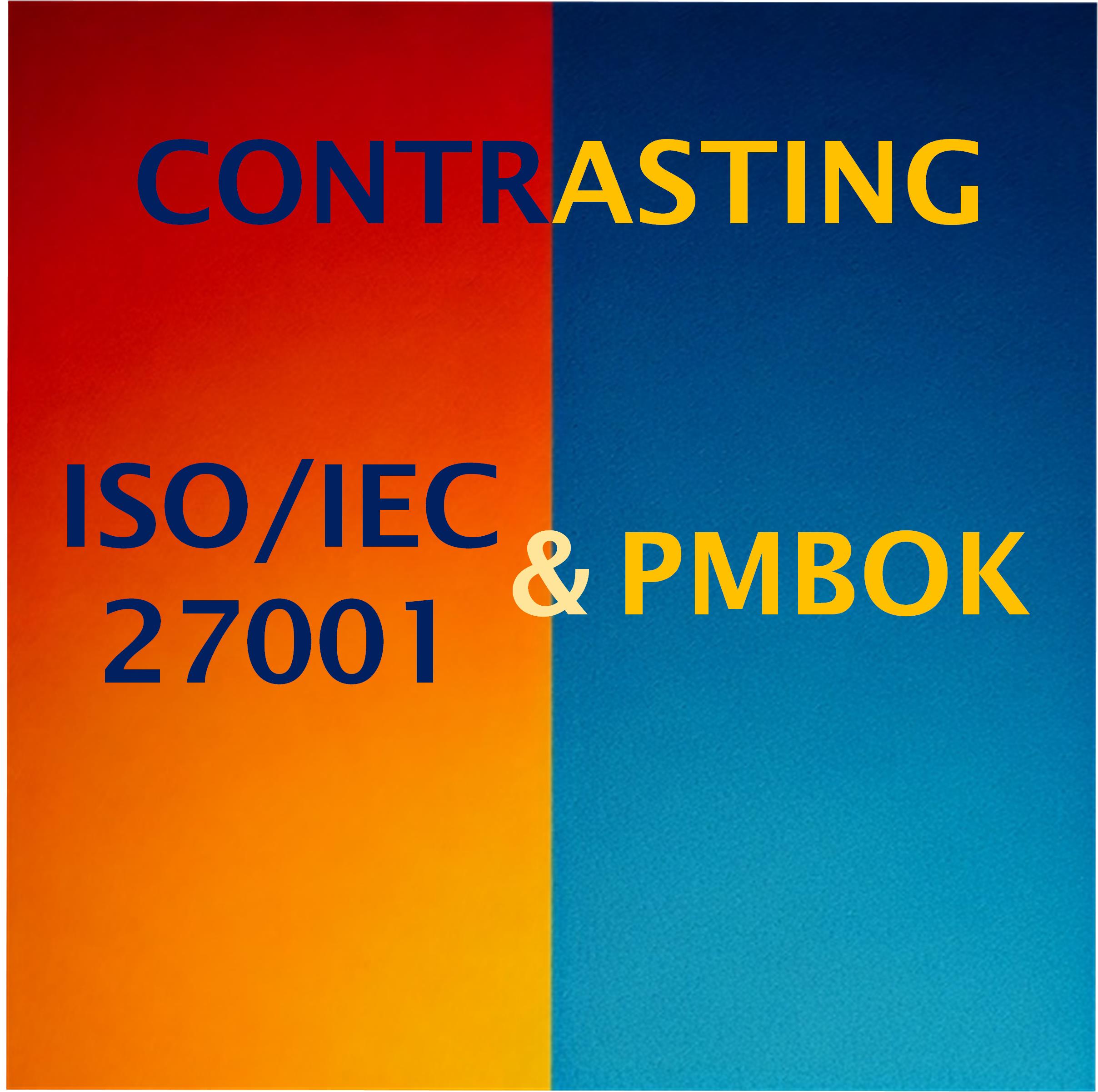 Comparing ISO/IEC 27001 and PMBOK