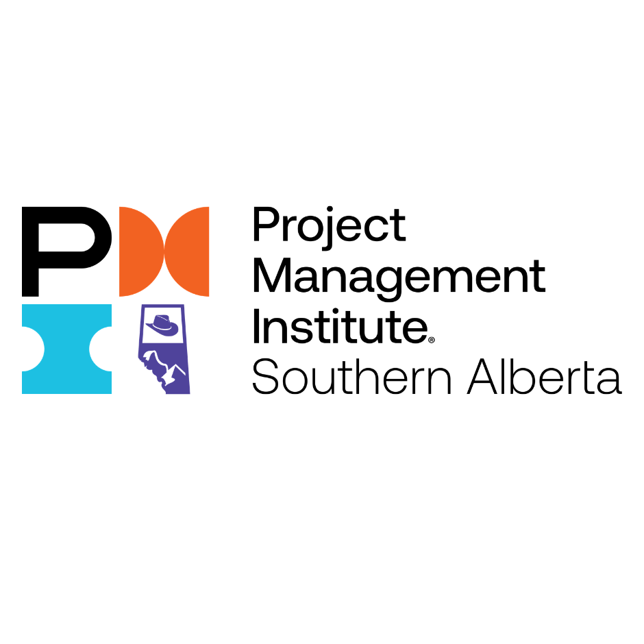 PMI-SAC Colour Text Logo, Project Management Institute. Southern Alberta