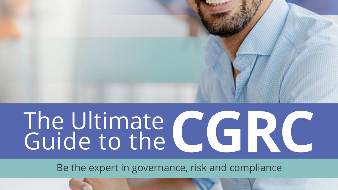 Cover of the Ultimate Guide to the ISC2 CGRC certification