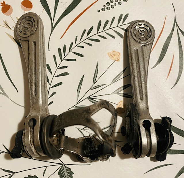 Simplex SJ-Type Downtube Shifters | Vintage Friction Shifters | c.1979–83 | Pair