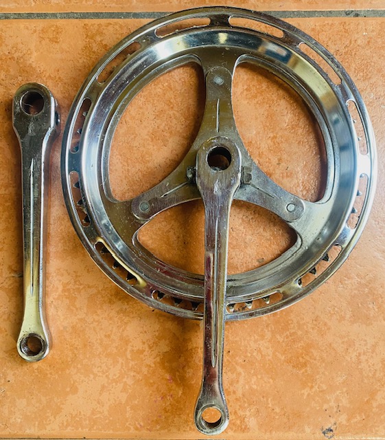 Raleigh NG Chainset | 49T | Cotter Pin | 1970s Vintage | Made in England