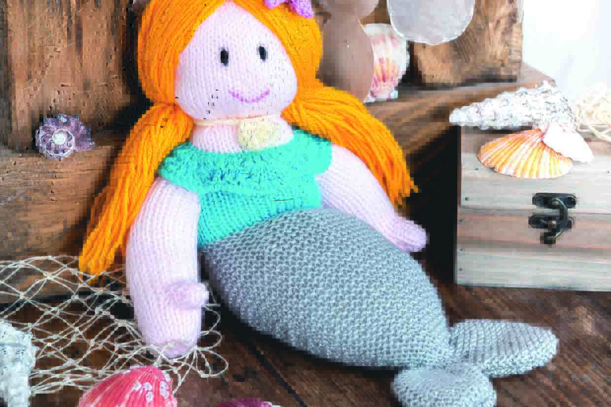 Free mermaid knitting pattern | Simply Yarn