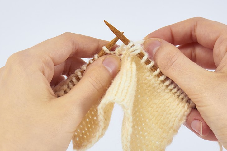 S2kpo, central double decrease, CDD, knitting decrease, step 2