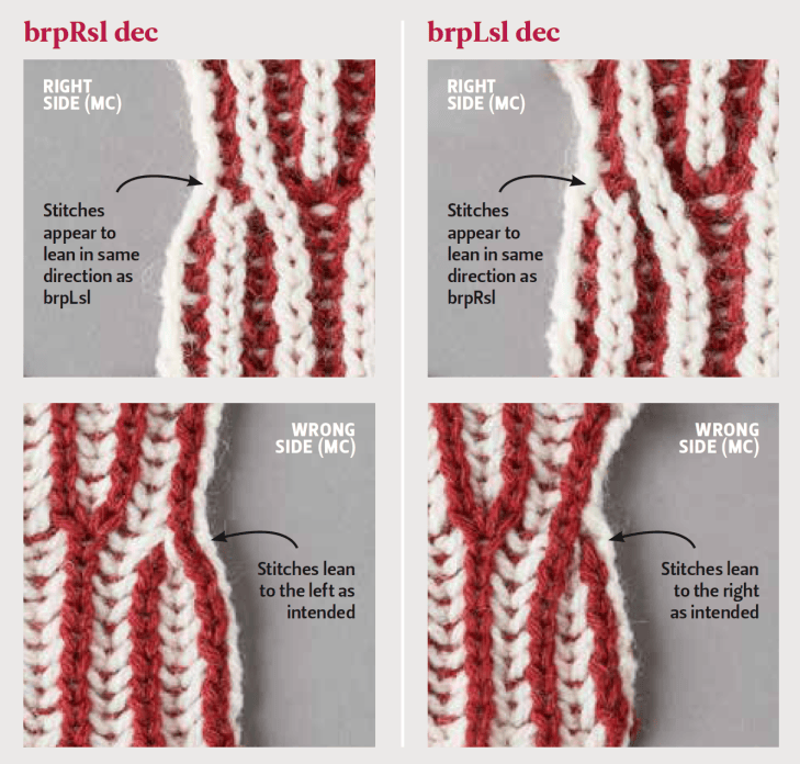 How to decrease in Brioche Knitting How to decrease in Brioche Knitting