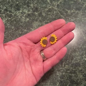 Half Sunflower Stud