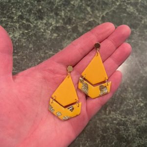 Yellow & Gold Dangle