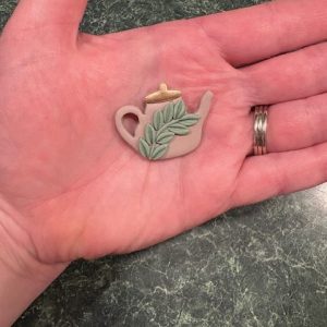 leafed Tea Pot Cover Plate