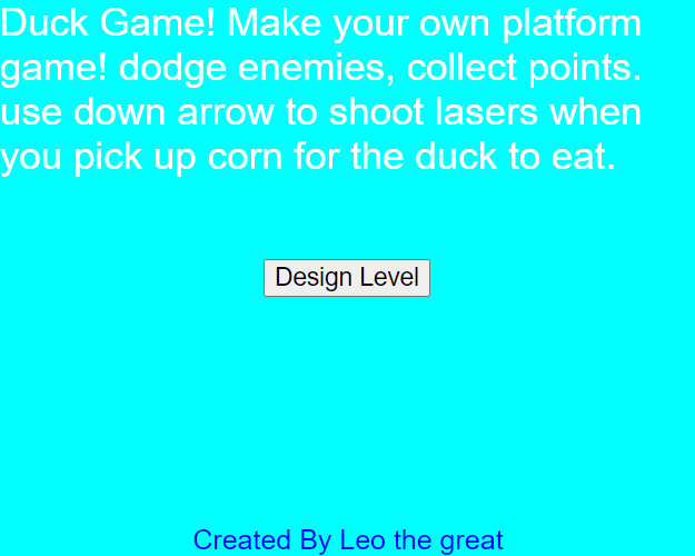 Duck gamemin Simply Coding