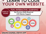Learn To Code Your Own Website In Html Css Course Age 11