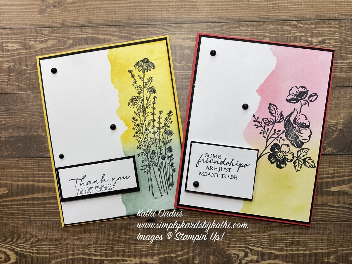 Faux Tearing Technique for Clean and Simple Cards