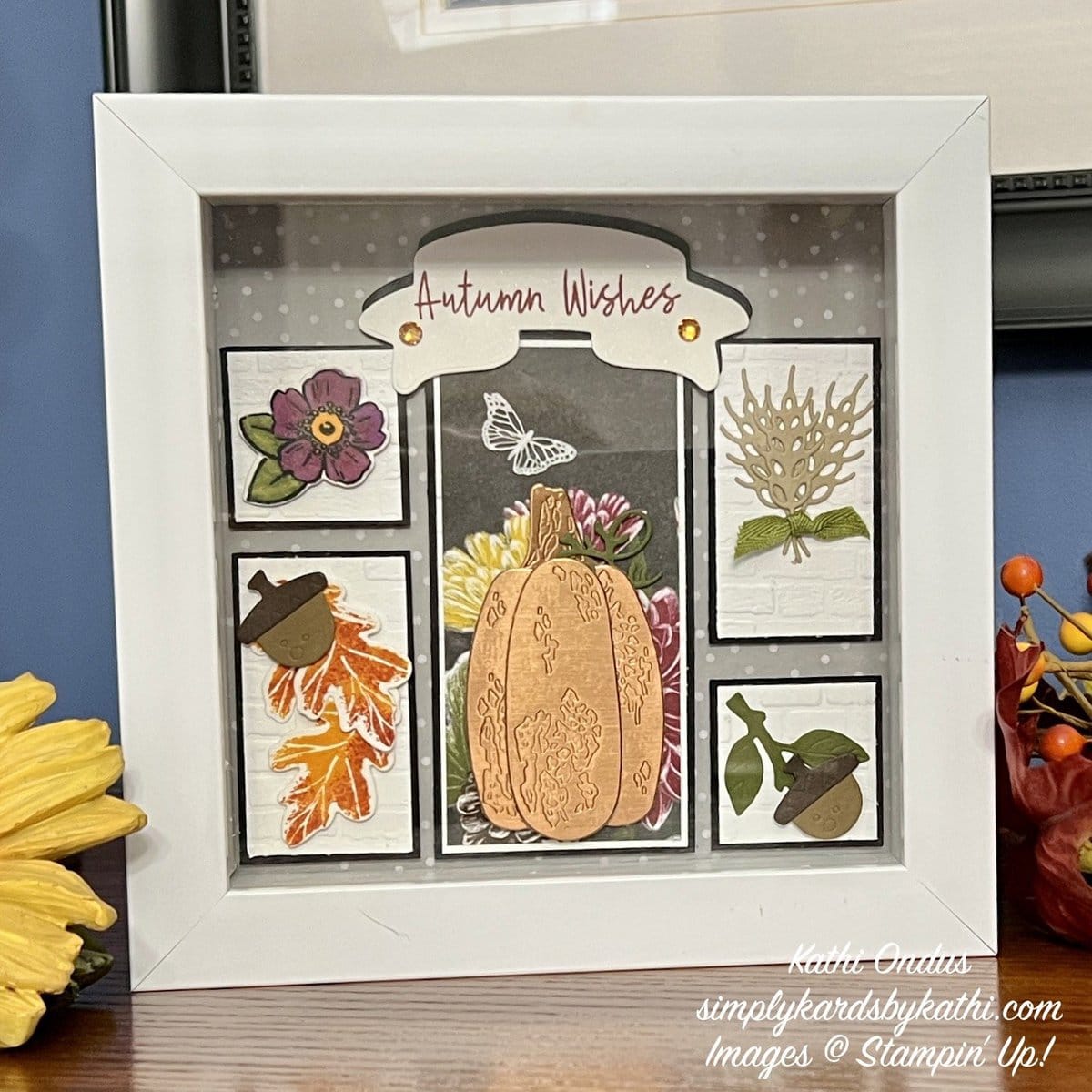 Autumn Wishes Shadow Box – Share It Sunday Blog Hop