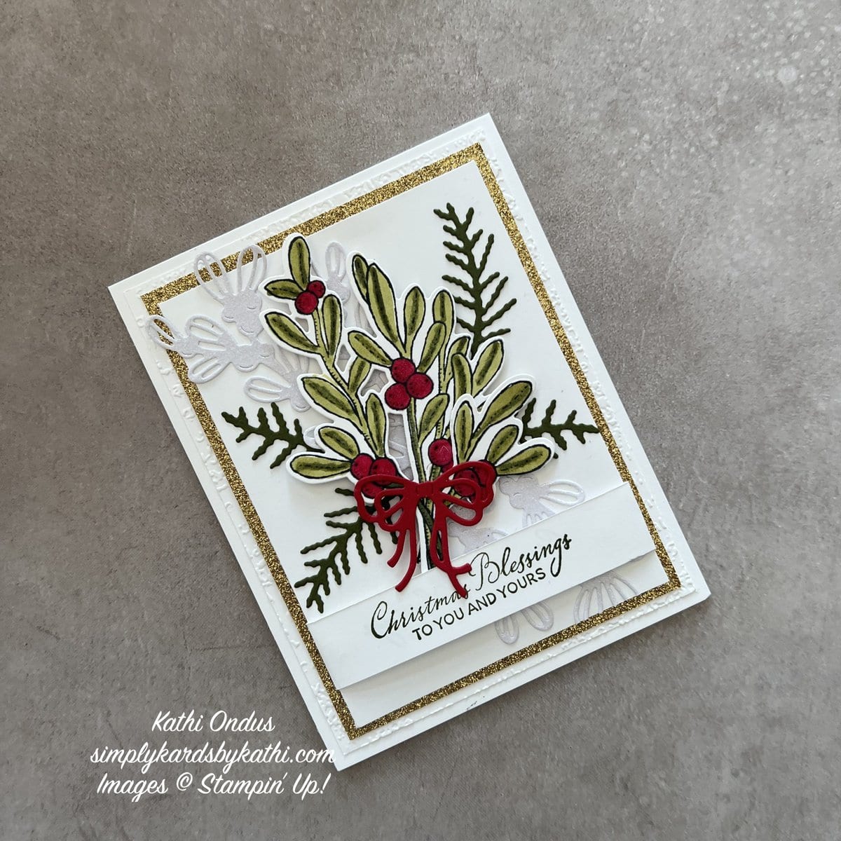 Mistletoe Magic Christmas Card