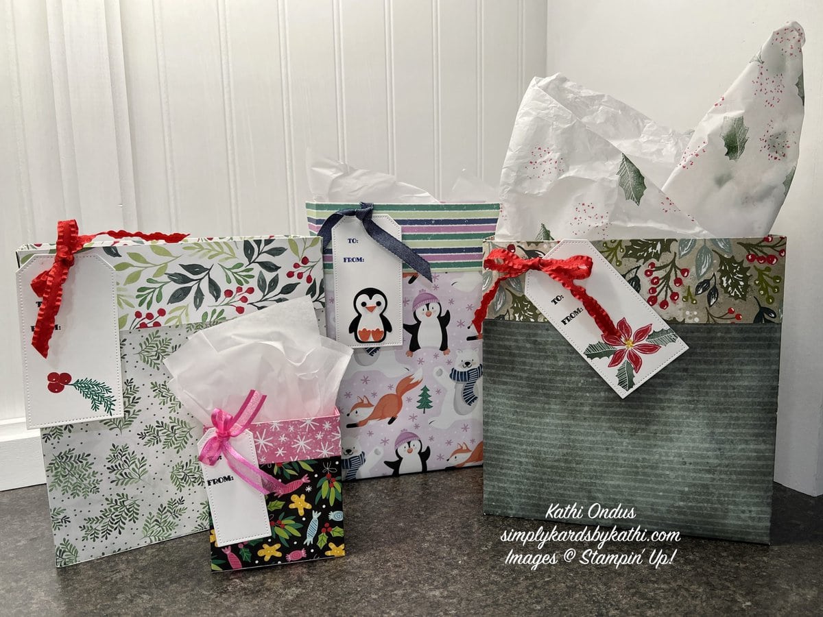 Holiday Gift Bags: Make Your Own With Designer Series Paper