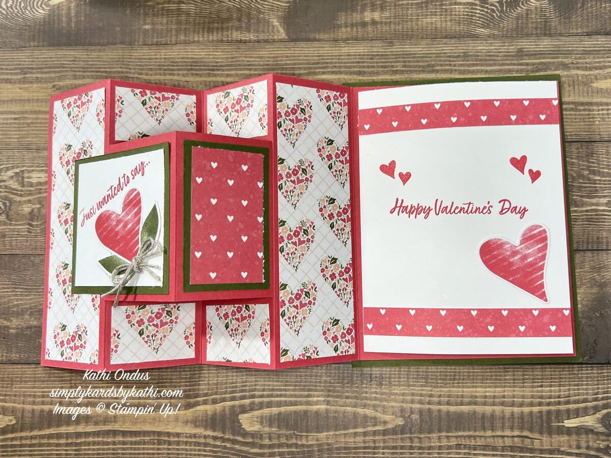 Pop Out Fun Fold Using Country Bouquet