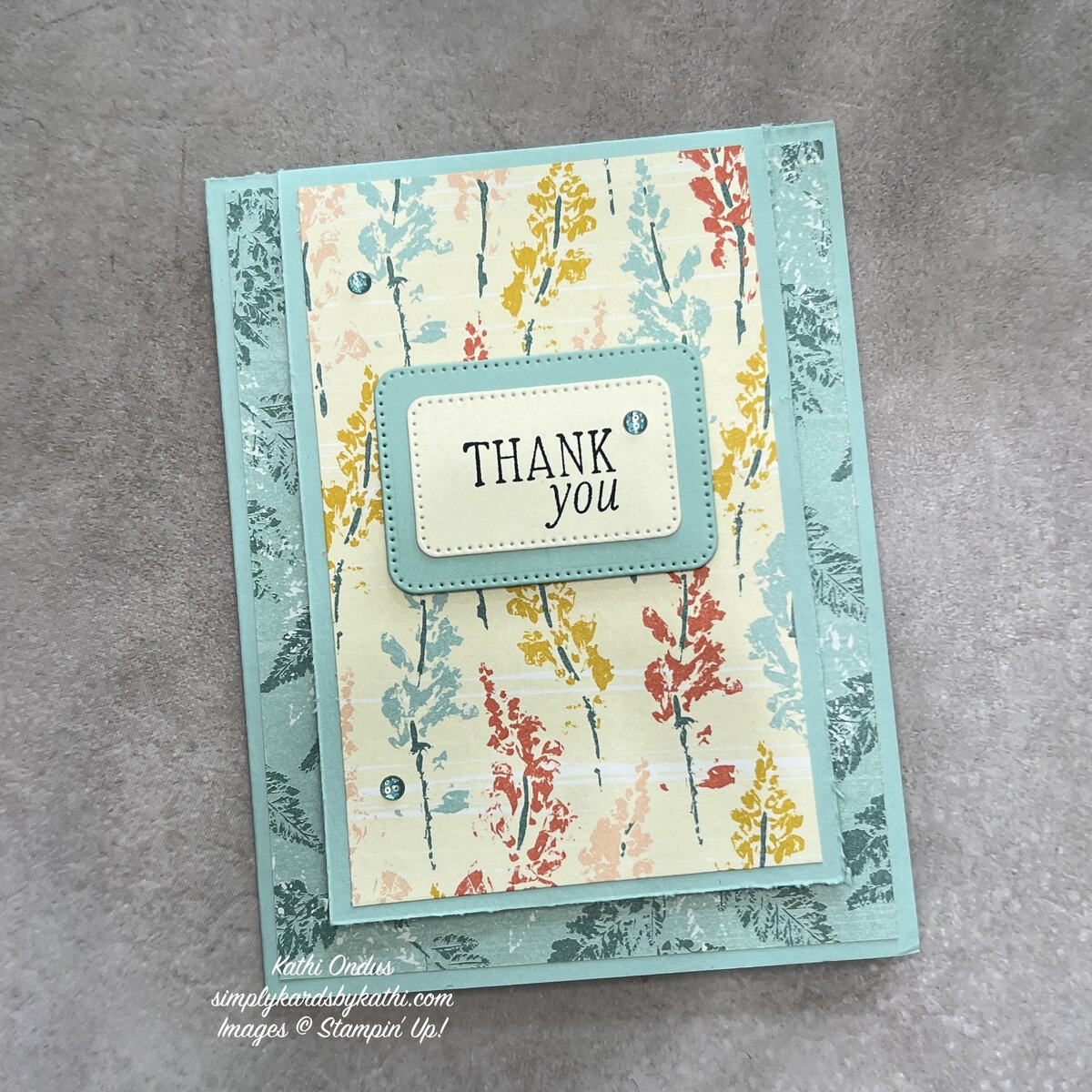 Flip Top Fancy Fold Using Stampin’ Up! Inked & Tiled