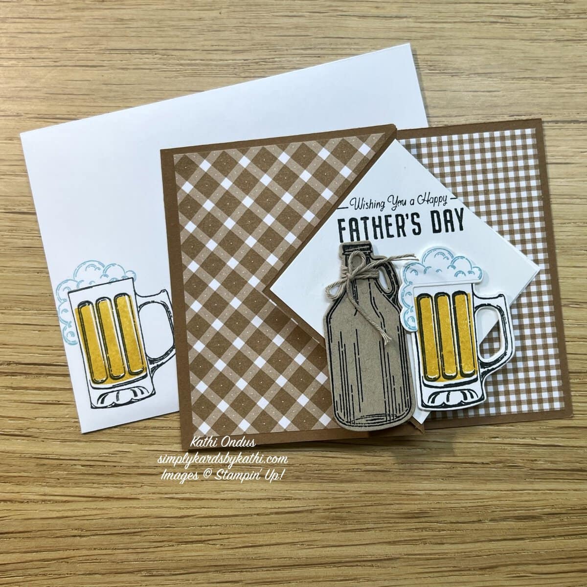 Stampin’ Up! Brewed For You Father’s Day Fun Fold