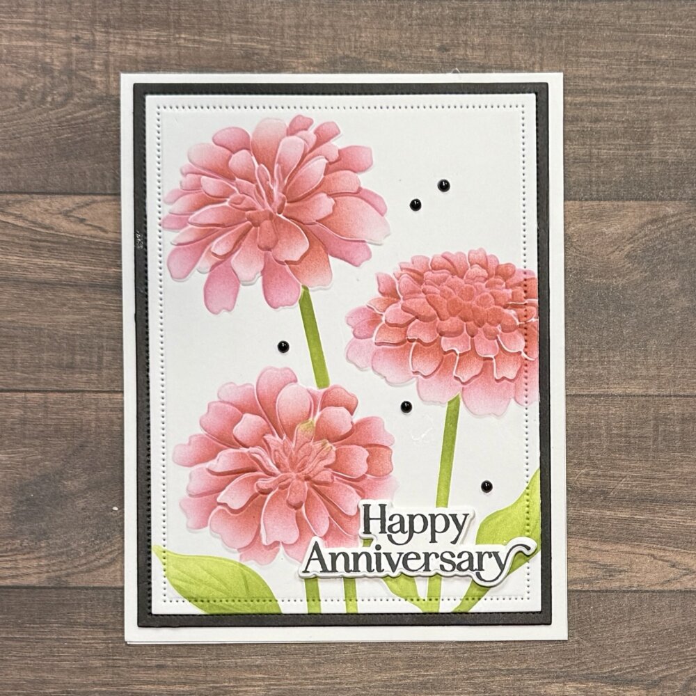 Add Dimension to Floral Images with Layering Stencil Techniques