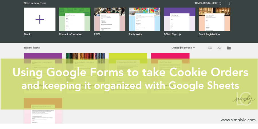 Bulk Holiday Orders Google Forms Edition