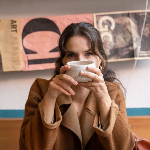 Drinking Coffee